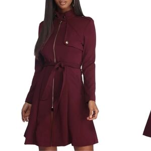 Love Tree Military Burgundy Jacket